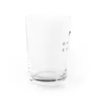 musubi on-line shopのmusubi design　Black Water Glass :left