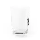 tafu tafuのしろくま／黒 Water Glass :left