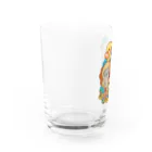 INGRIDのセイウチの親子 Water Glass :left