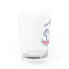 イラスト MONYAAT のポメラニアンお仕事中 Water Glass :left