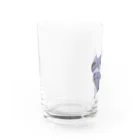 mamemimumoのハチワレにゃんこ Water Glass :left