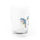 mofusandのサメ図鑑 Water Glass :left