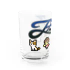 ファミっ子プレイ動画オリジナルグッズのファミっ子レトロキャラ Water Glass :left