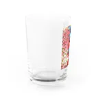 namaste99のカラフル ブルー Water Glass :left