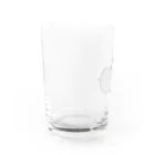 しまの笑うポメくん Water Glass :left