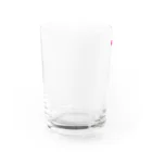 あかりのおみせのピンクおさげの女の子 Water Glass :left