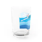 POPUP_KOBE_MARIKOの赤い唇のクロール Water Glass :left