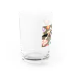 アニマルデザインはなの３匹のわんこ Water Glass :left