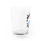 うちの猫の猫のアクビ Water Glass :left