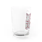 片目猫ライの部屋のライのグラス Water Glass :left