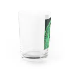 ゆかにゃんのネオンgreen Water Glass :left