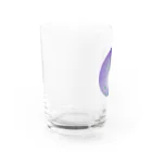 マロマロの月とススキ Water Glass :left