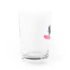 tamacchoのなみのり黒猫ちゃん Water Glass :left