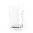 onakasuita4のにわとりさん Water Glass :left