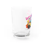 バイクは楽しいのバイクに乗ってレッツゴー! Water Glass :left