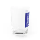 立花朝人オフィシャルグッズの青の中のドラムセット Water Glass :left