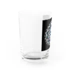 始季彩＠suzuriのカレイドスコープ−点描曼荼羅 Water Glass :left
