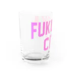 JIMOTO Wear Local Japanの福岡市 FUKUOKA CITY Water Glass :left