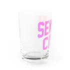 JIMOTOE Wear Local Japanの仙台市 SENDAI CITY Water Glass :left