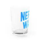 JIMOTOE Wear Local Japanの練馬区 NERIMA WARD ロゴブルー　 Water Glass :left