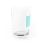 あたまよわよわの泳ぐネコ、さかもと Water Glass :left