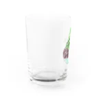 びすこっていの宇治金時 まるまるつるっとしたうさぎ Water Glass :left