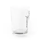 雪んコの感謝、笑顔、優しさ Water Glass :left