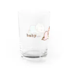 グリ子のbaby... Water Glass :left