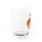 ファッションセンターつぶあんのつぶあん乾杯グラス「R」 Water Glass :left