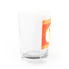 もぐろうofficial web SHOPの【もぐろう】チーズハットグ食べるもぐ Water Glass :left