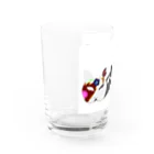 leoleeの和風　お面 Water Glass :left