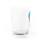 ねむたいお店のねてるアイスクリーム Water Glass :left