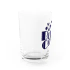 ＭＪＣショップのブルコーロゴ前と後ろ入り色々2 Water Glass :left