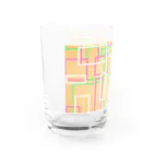 スキー場のゆきのオレンジ四角隊 Water Glass :left