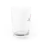 小鳥と映画館の男前な文鳥 Water Glass :left