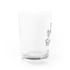 どろん堂のカニUFO Water Glass :left