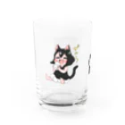 AKINO SHOPのKEMOMIMI～元気汁～ Water Glass :left