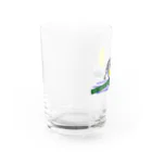 海ネコの泣いている白熊 Water Glass :left