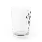 megのくまのえさグラス Water Glass :left