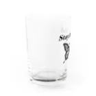 EのStay foolish. Water Glass :left