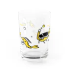 エビフライのエビフのおよぐエビフたち Water Glass :left