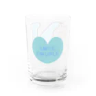 ユウィズのラブカップルくま🧡N Water Glass :left