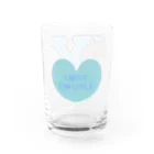 ユウィズのラブカップルくま💛Y Water Glass :left