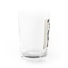 パンダちゃんマーケットのうふふなパンダ Water Glass :left
