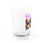 揺れるブヒ犬 Wiggly Pooch の踊るフレブル隊 Water Glass :left