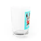 春風工房のボク達の夏休み　秋田犬 Water Glass :left