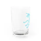 KITARO-GHEE suzuri shopのSunny Day ネコ Water Glass :left