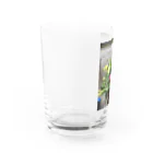 ばにーすぺーの明るい月見草Verミックス Water Glass :left