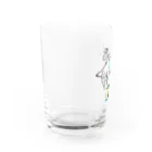そらもと ベルのビシャビシャひまちゃん Water Glass :left