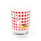 Panda factoryのウサギの着ぐるみとフルーツバスケット Water Glass :left